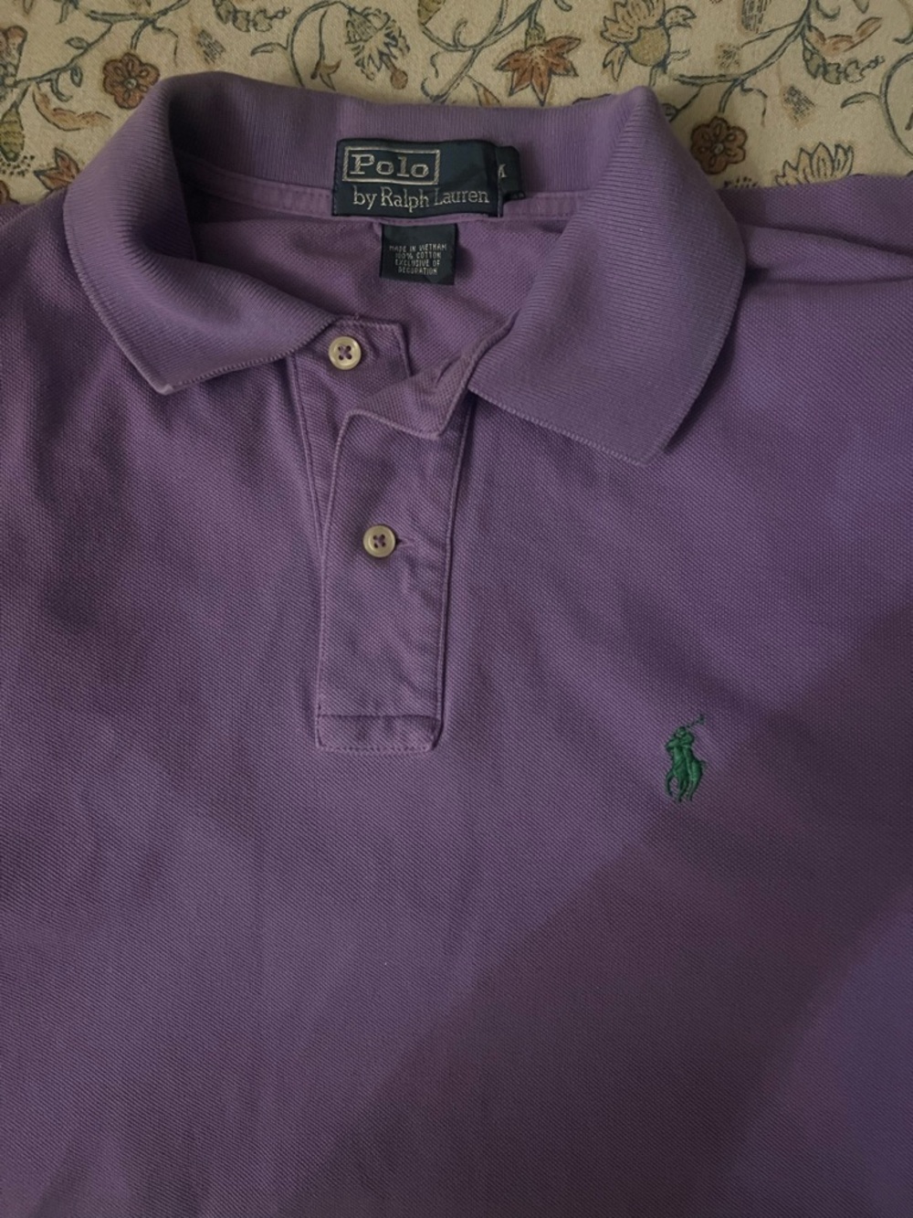Polo by Ralph Lauren Lavender Polo with Green Pony